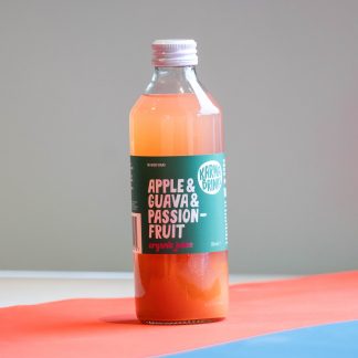 KARMA DRINKS; APPLE AND GUAVA JUICE